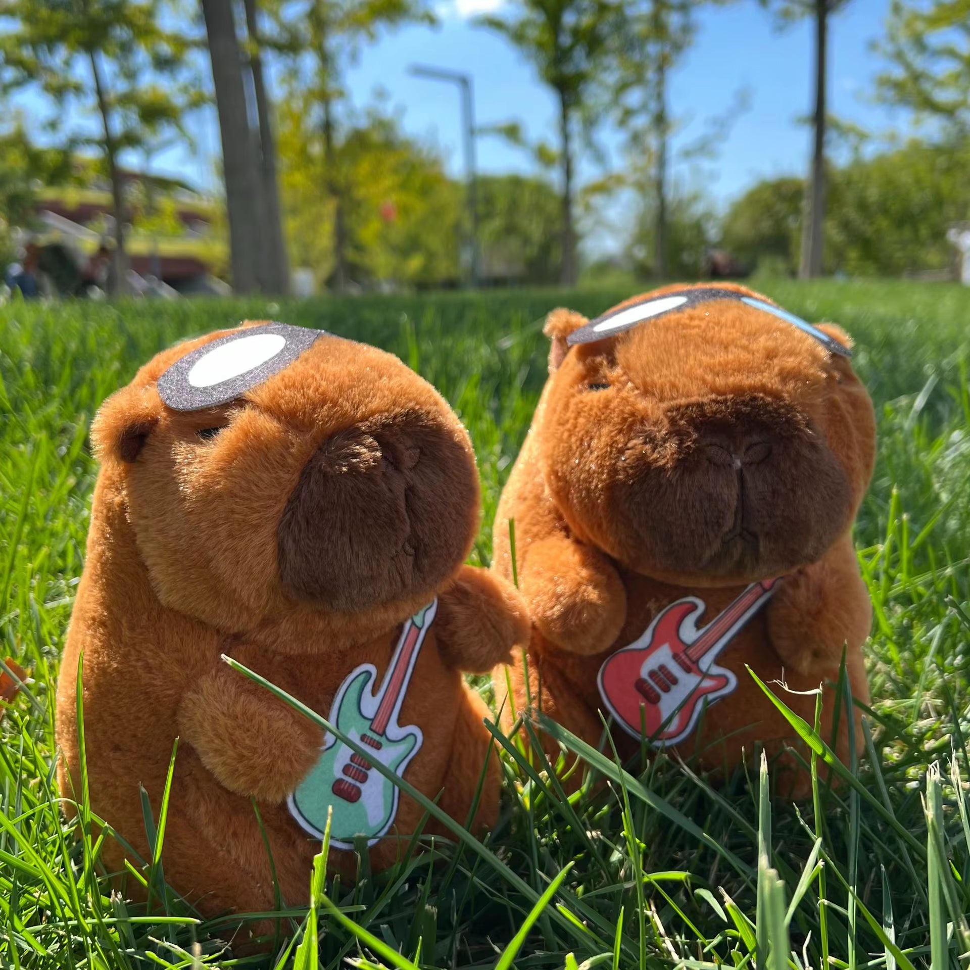 New 21Cm Capybara Plush Toy Simulation Capibara Anime Fluffty Toy Cute Soft Stuffed Animals Doll Plush Christmas Gifts for Kids